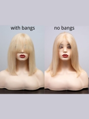 PRO Bob Cut Wig Dyeable Blonde Human Hair Wig - PROBCWIG